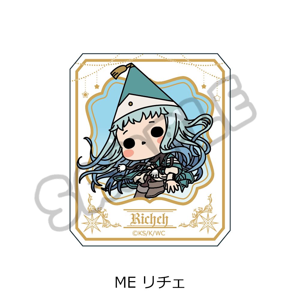 とんがり帽子のアトリエ 第2弾 クリアカードステッカー ME リチェ ("Witch Hat Atelier" Vol. 2 Clear Card Sticker ME Richeh)