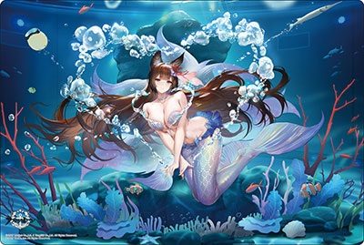 ブシロード ラバーマットコレクション V2 Vol.2222 アズールレーン 天城(空母) 青凪の人魚Ver. (Bushiroad Rubber Mat Collection V2 Vol. 2222 "Azur Lane" Amagi (CV) The Mermaid of the Emerald Sea Ver.)