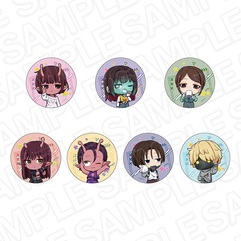 銀河特急 ミルキー☆サブウェイ カンバッジ Morning Ver. ("MILKY SUBWAY THE GALACTIC LIMITED EXPRESS" Can Badge Morning Ver.)