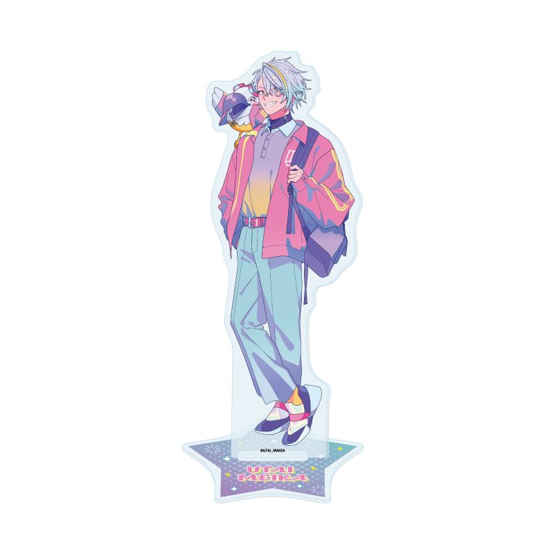 アクリルスタンド 歌衣メイカ 05 ニューレトロVer.(描き起こしイラスト) (Acrylic Stand Utai Meika 05 New Retro Ver. (Original Illustration))