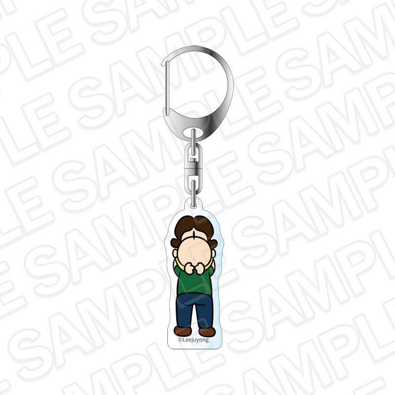 パンパンくんの日常 アクリルキーホルダー A ラブスタグラムVer. ("Bbangbbang's Diary" Acrylic Key Chain A Lovestagram Ver.)