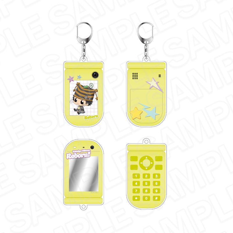 家庭教師ヒットマンREBORN! ガラケー風キーホルダー リボーン STAR Ver. ("Reborn!" Feature Phone Style Key Chain Reborn Star Ver.)