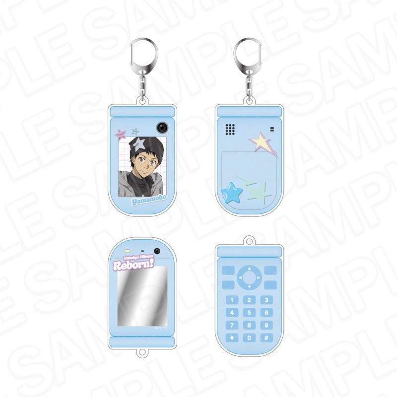 家庭教師ヒットマンREBORN! ガラケー風キーホルダー 山本武 STAR Ver. ("Reborn!" Feature Phone Style Key Chain Yamamoto Takeshi Star Ver.)