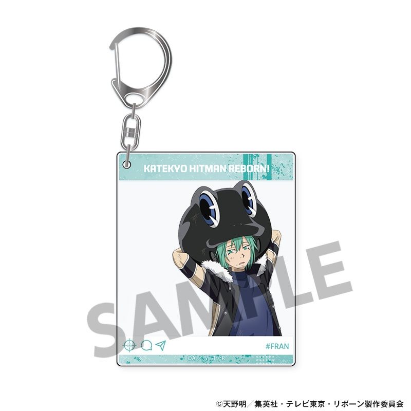 家庭教師ヒットマンREBORN! 描き下ろしアクリルキーホルダー フラン ("Reborn!" Original Illustration Acrylic Key Chain Fran)
