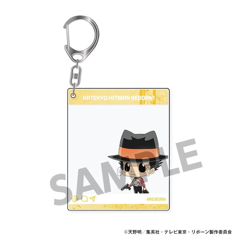家庭教師ヒットマンREBORN! 描き下ろしアクリルキーホルダー リボーン ("Reborn!" Original Illustration Acrylic Key Chain Reborn)