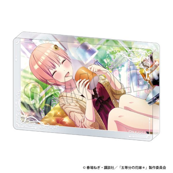 五等分の花嫁* アクリルブロック おうちデート 中野一花 ("The Quintessential Quintuplets Specials 2" Acrylic Block Home Date Nakano Ichika)