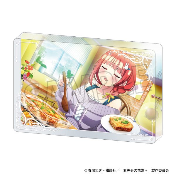 五等分の花嫁* アクリルブロック おうちデート 中野二乃 ("The Quintessential Quintuplets Specials 2" Acrylic Block Home Date Nakano Nino)