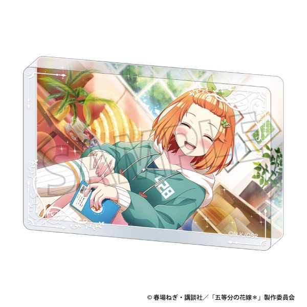 五等分の花嫁* アクリルブロック おうちデート 中野四葉 ("The Quintessential Quintuplets Specials 2" Acrylic Block Home Date Nakano Yotsuba)