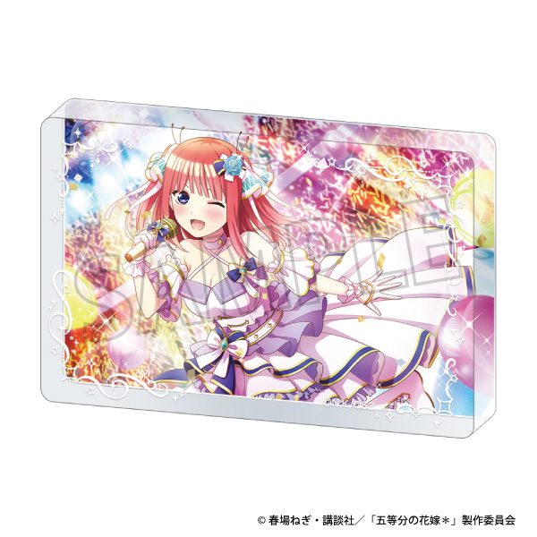 五等分の花嫁* アクリルブロック バースデーパーティー 中野二乃 ("The Quintessential Quintuplets Specials 2" Acrylic Block Birthday Party Nakano Nino)