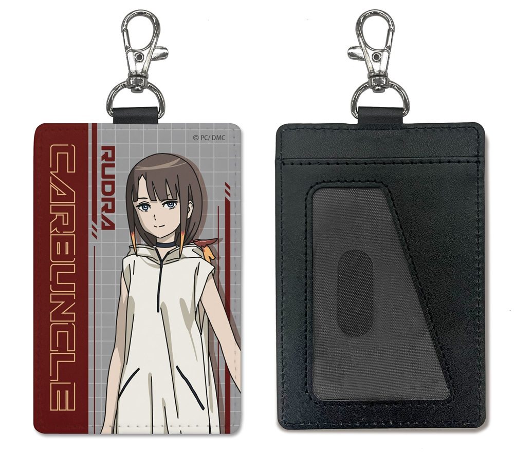 DARK MACHINE THE ANIMATION ルドラ パスケース(ナスカン付き) ("Dark Machine: The Animation" Rudra Pass Case (with Snap Hook))