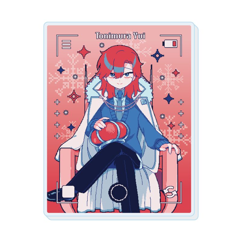 アクリルカード 氷点下30度の絶望 02 十二村結 王冠Ver.(描き下ろしイラスト) (Acrylic Card "Despair at minus 30 degrees" 02 Tonimura Yui Crown Ver. (Original Illustration))