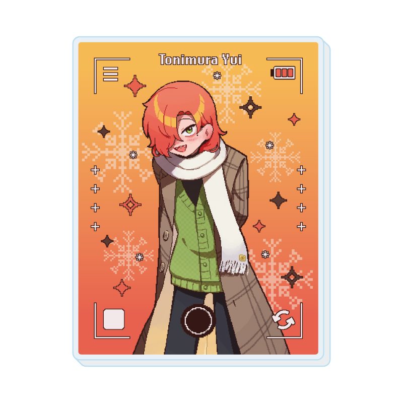 アクリルカード 氷点下30度の絶望 04 十二村結(3年後) 冬服Ver.(描き下ろしイラスト) (Acrylic Card "Despair at minus 30 degrees" 04 Tonimura Yui (3 Years Later) Winter Outfit Ver. (Original Illustration))