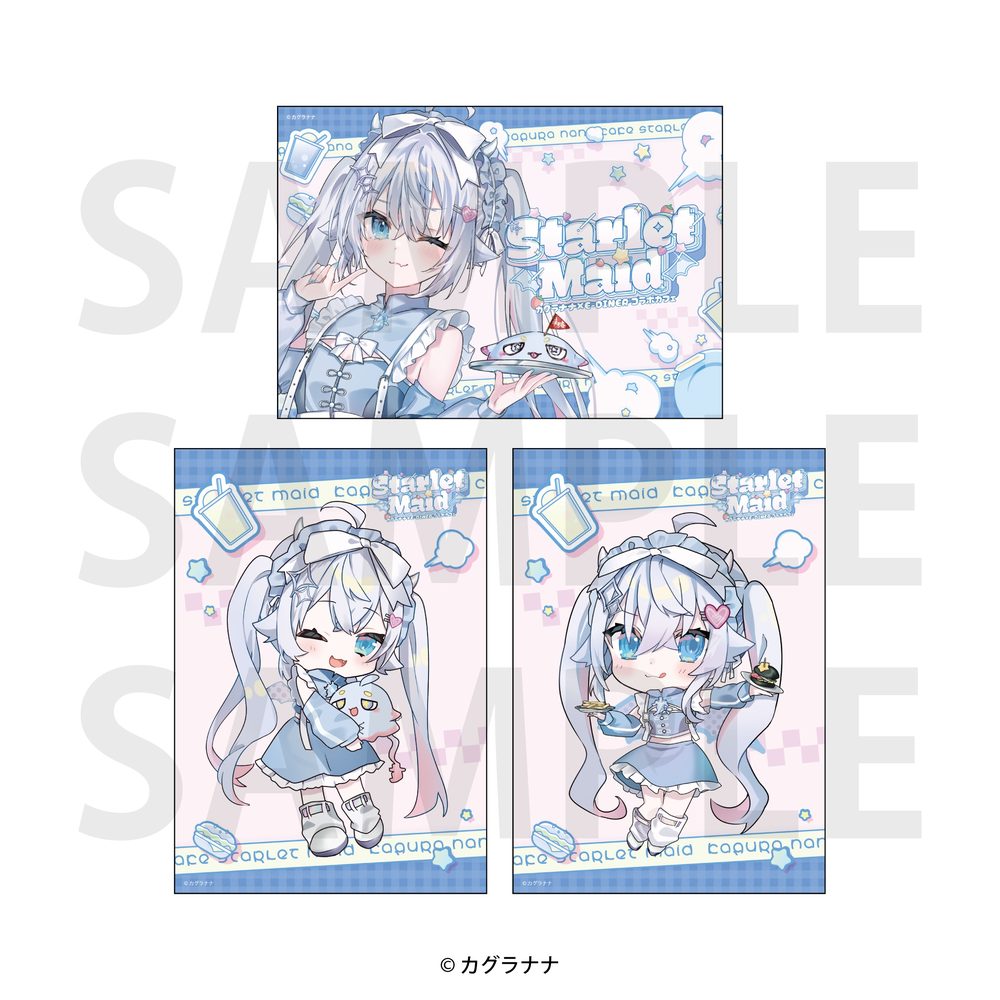 カグラナナ×E-DINER コラボカフェ ブロマイドセット (Kagura Nana x E-DINER Collaboration Cafe Bromide Set)