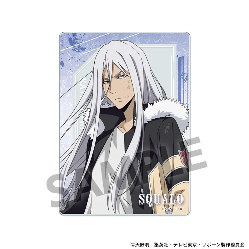家庭教師ヒットマンREBORN! 描き下ろしアクリルカード スペルビ・スクアーロ(10年後) ("Reborn!" Original Illustration Acrylic Card Superbia Squalo (10 Years Later))