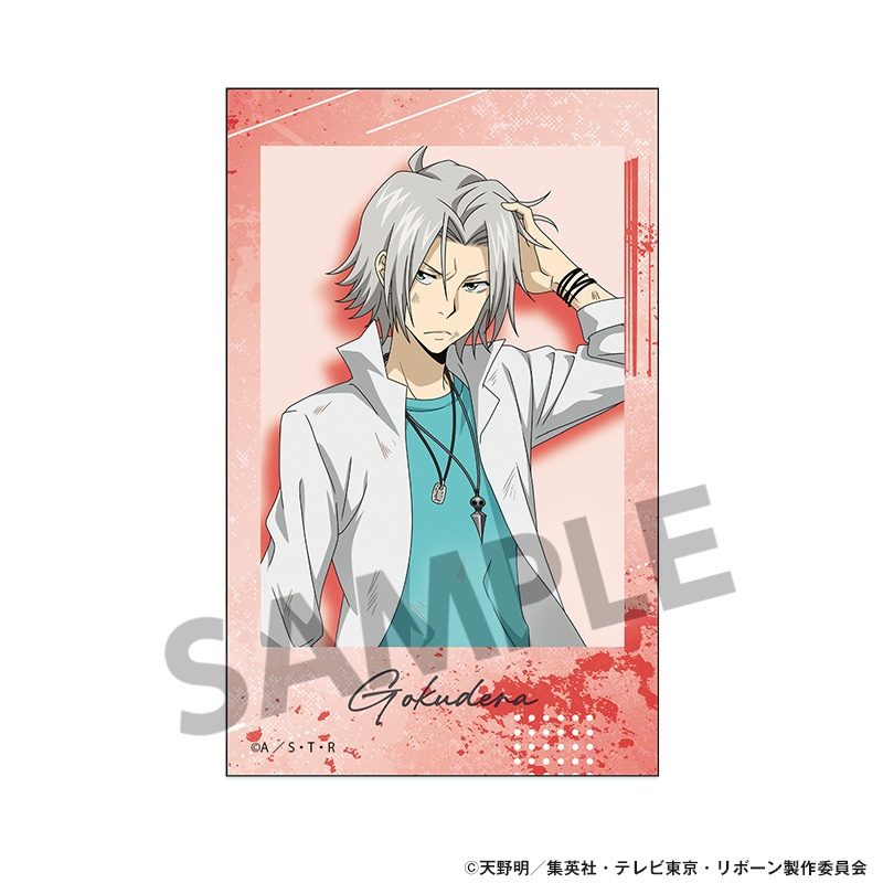 家庭教師ヒットマンREBORN! 描き下ろしインスタントフォト風ステッカー 獄寺隼人 ("Reborn!" Original Illustration Instant Photo Style Sticker Gokudera Hayato)