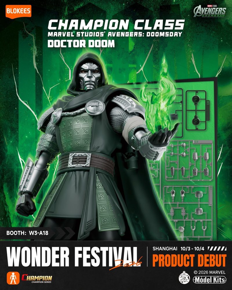 Blokees マーベルヒーロー アベンジャーズ/ドゥームズデイ ドクター・ドゥーム CC17 (Blokees Marvel Heroes-"Avengers: Doomsday"-Dr. Doom)