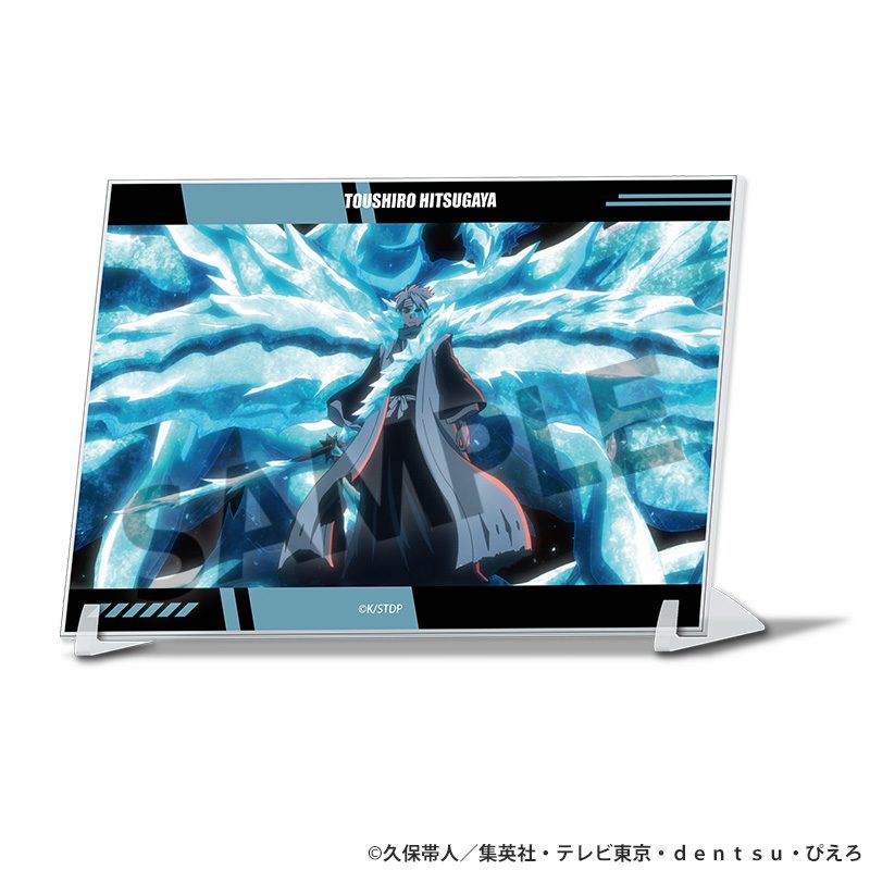 BLEACH 千年血戦篇 A6ビジュアルアクリルプレート 日番谷冬獅郎 ("Bleach: Thousand-Year Blood War" A6 Visual Acrylic Plate Hitsugaya Toushiro)