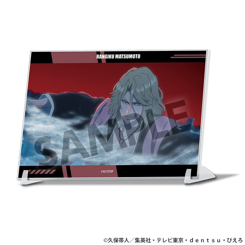BLEACH 千年血戦篇 A6ビジュアルアクリルプレート 松本乱菊 ("Bleach: Thousand-Year Blood War" A6 Visual Acrylic Plate Matsumoto Rangiku)
