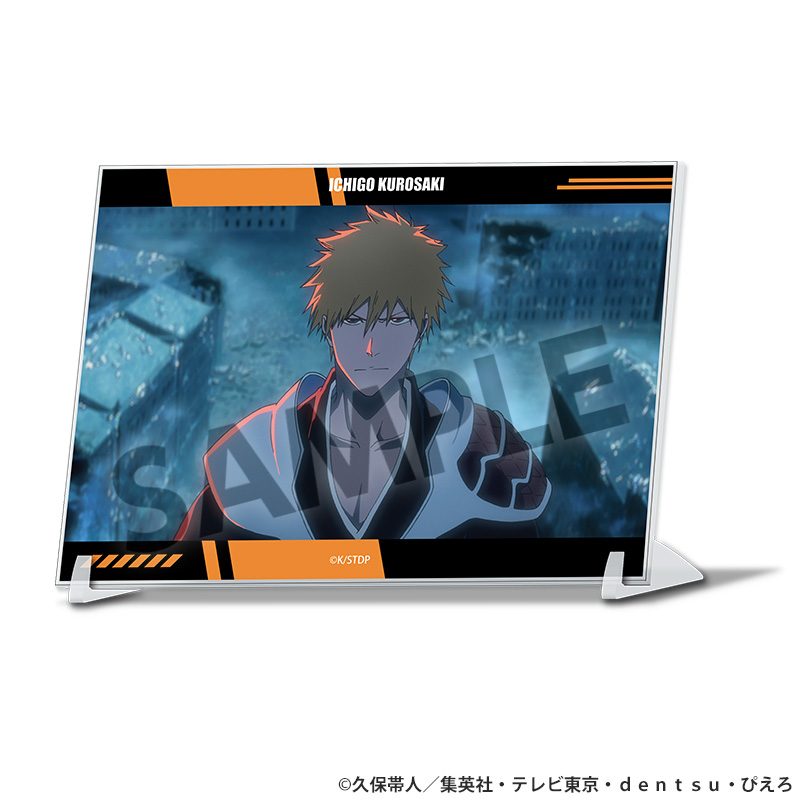 BLEACH 千年血戦篇 A6ビジュアルアクリルプレート 黒崎一護 ("Bleach: Thousand-Year Blood War" A6 Visual Acrylic Plate Kurosaki Ichigo)