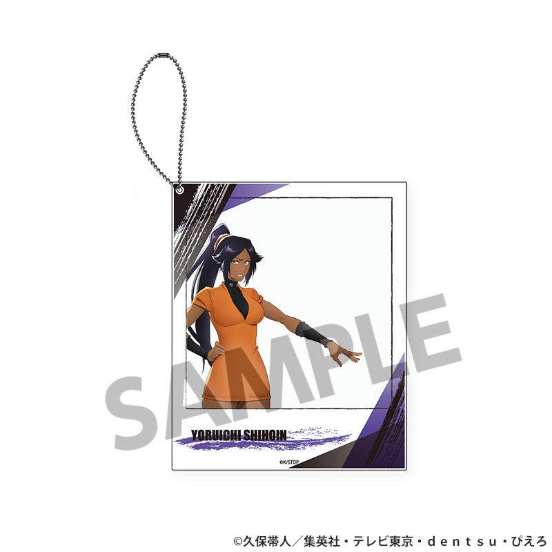 BLEACH 千年血戦篇 ポラロイド風アクリルキーホルダー 四楓院夜一 ("Bleach: Thousand-Year Blood War" Polaroid-Style Acrylic Key Chain Shihoin Yoruichi)