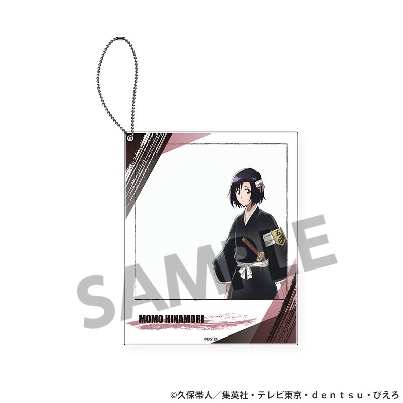 BLEACH 千年血戦篇 ポラロイド風アクリルキーホルダー 雛森桃 ("Bleach: Thousand-Year Blood War" Polaroid-Style Acrylic Key Chain Hinamori Momo)