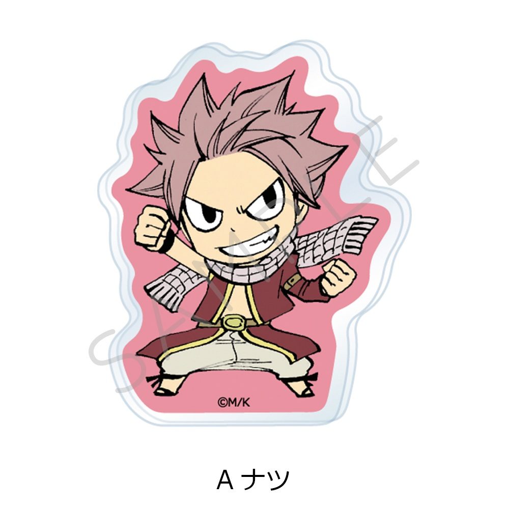 FAIRY TAIL 第2弾 アクリルマグネットクリップ A ナツ ("Fairy Tail" Vol. 2 Acrylic Magnet Clip A Natsu)