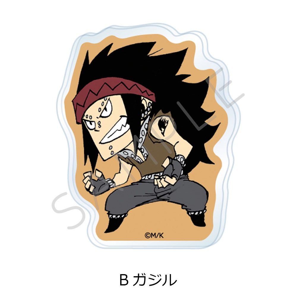 FAIRY TAIL 第2弾 アクリルマグネットクリップ B ガジル ("Fairy Tail" Vol. 2 Acrylic Magnet Clip B Gajeel)