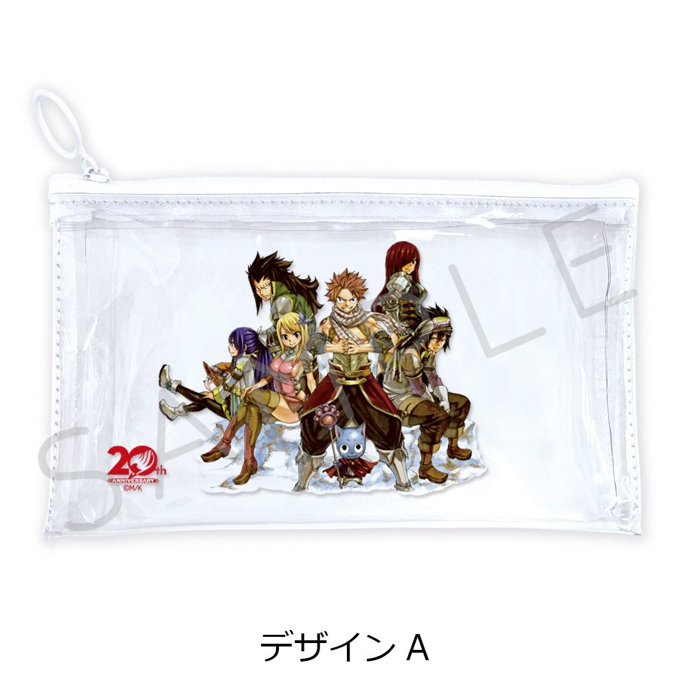 FAIRY TAIL 第2弾 フラットクリアポーチ デザインA ("Fairy Tail" Vol. 2 Flat Clear Pouch Design A)