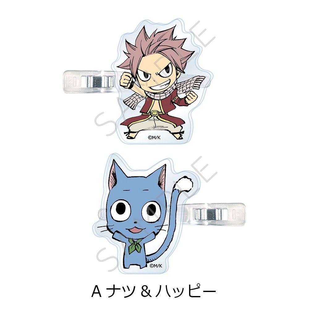 FAIRY TAIL 第2弾 前髪クリップ A ナツ&ハッピー ("Fairy Tail" Vol. 2 Bangs Clip A Natsu & Happy)