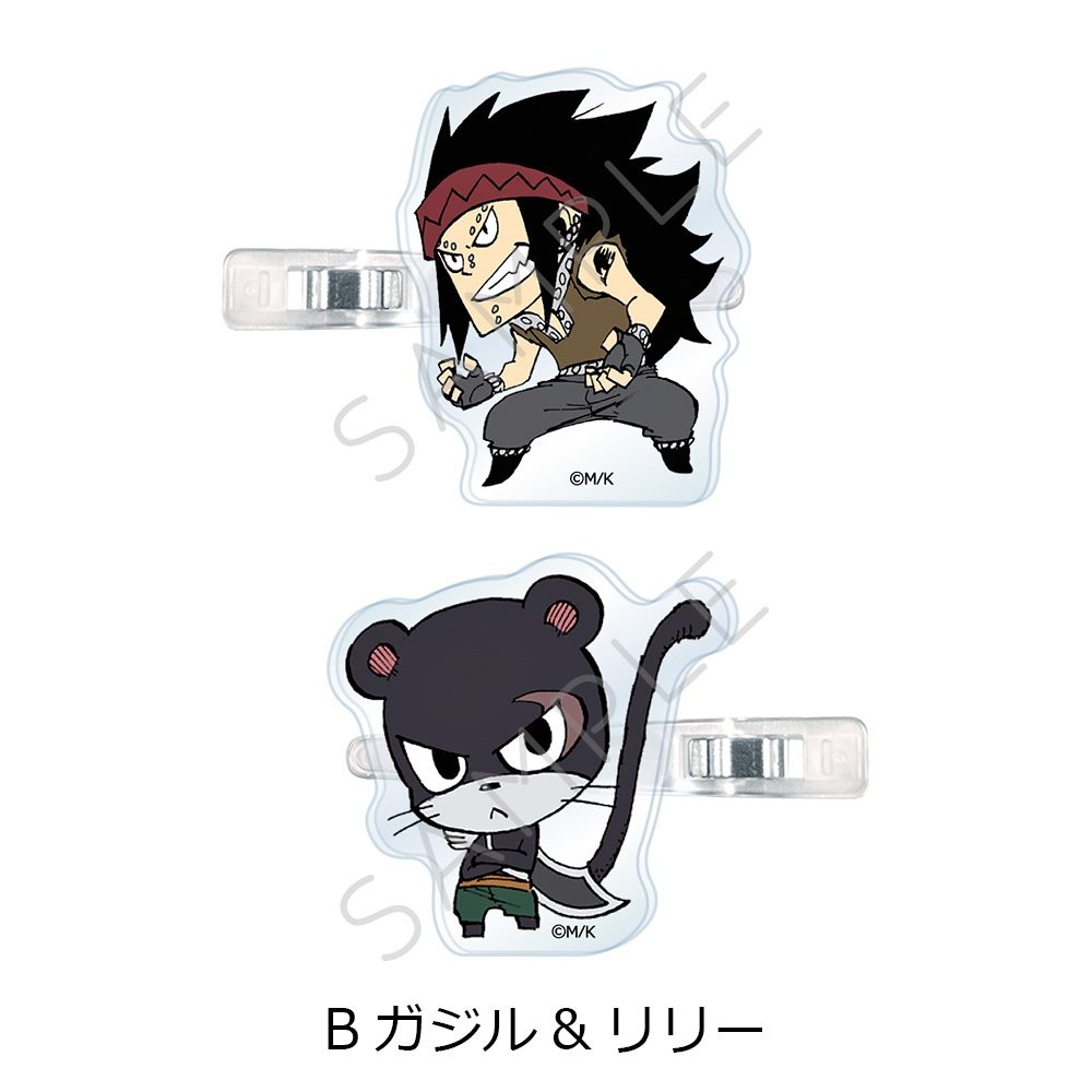 FAIRY TAIL 第2弾 前髪クリップ B ガジル&リリー ("Fairy Tail" Vol. 2 Bangs Clip B Gajeel & Lily)