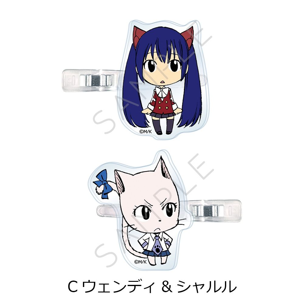 FAIRY TAIL 第2弾 前髪クリップ C ウェンディ&シャルル ("Fairy Tail" Vol. 2 Bangs Clip C Wendy & Charles)