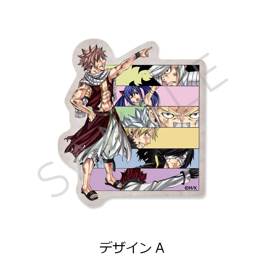 FAIRY TAIL 第2弾 クリアステッカー デザインA ("Fairy Tail" Vol. 2 Clear Sticker Design A)