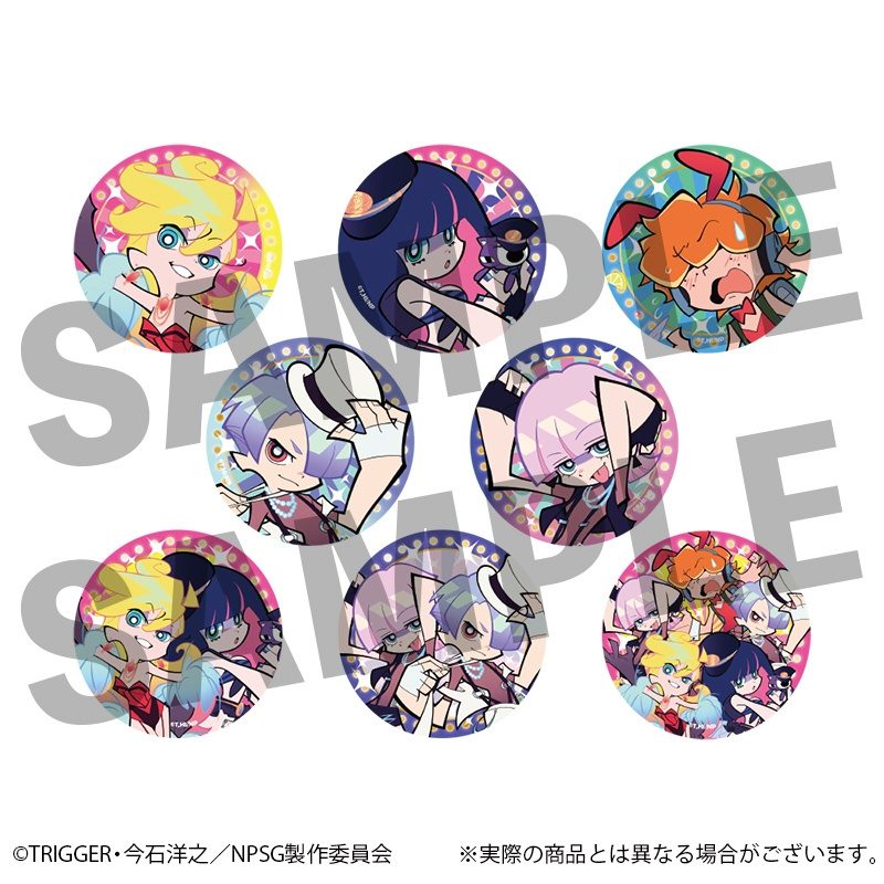 New PANTY & STOCKING with GARTERBELT トレーディング缶バッジ ("New Panty & Stocking with Garterbelt" Trading Can Badge)