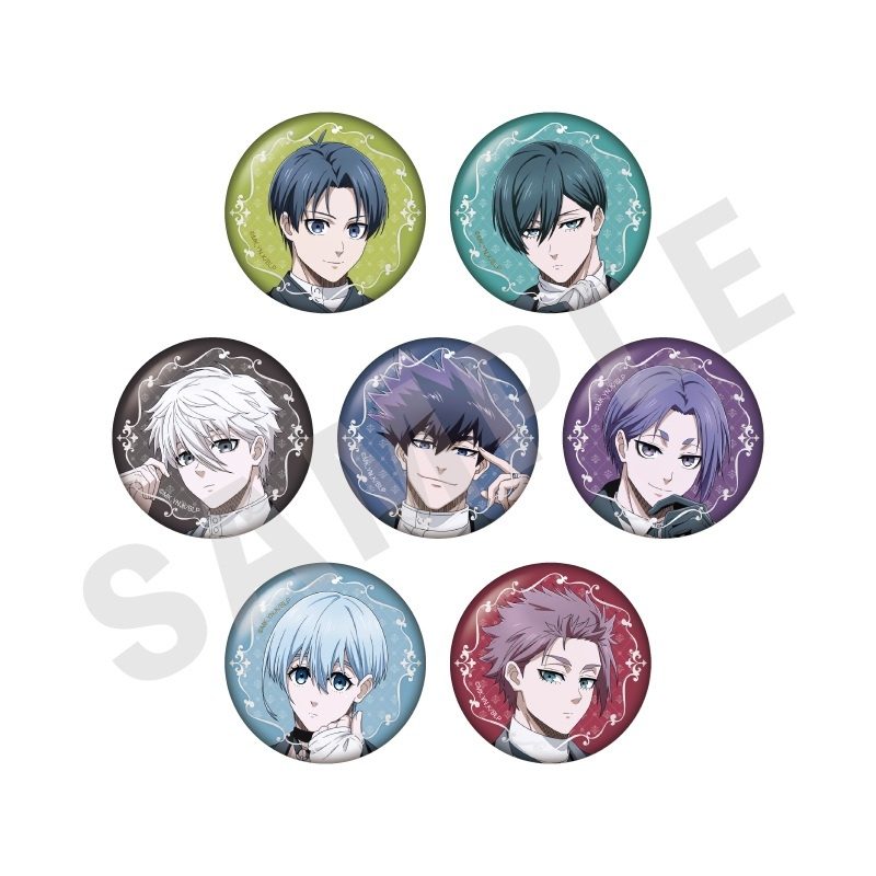 ブルーロック トレーディング箔押し缶バッジ アートコレクションVer. ("Blue Lock" Trading Gilding Can Badge Art Collection Ver.)