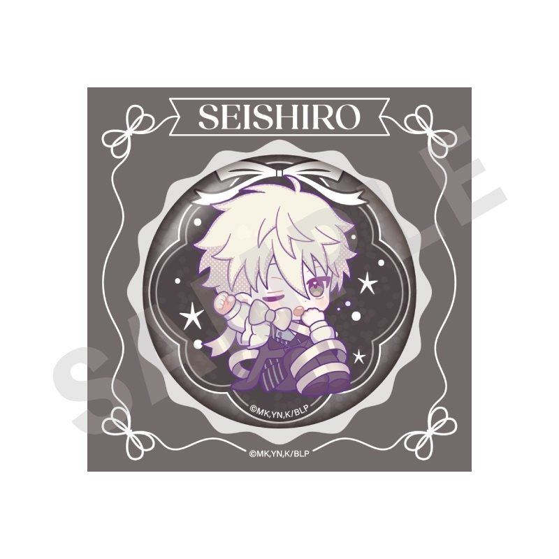 ブルーロック ミニキャラリボンシリーズ キラキラ缶バッジ 凪誠士郎 ("Blue Lock" Mini Chara Ribbon Series Kirakira Can Badge Nagi Seishiro)