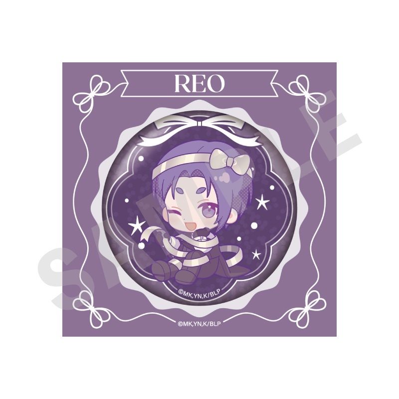 ブルーロック ミニキャラリボンシリーズ キラキラ缶バッジ 御影玲王 ("Blue Lock" Mini Chara Ribbon Series Kirakira Can Badge Mikage Reo)