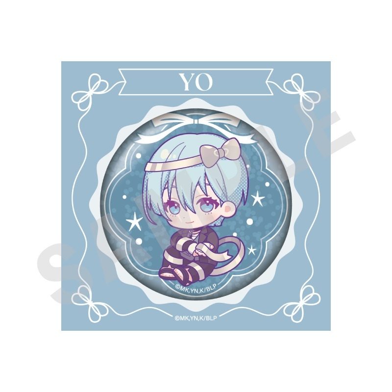 ブルーロック ミニキャラリボンシリーズ キラキラ缶バッジ 氷織羊 ("Blue Lock" Mini Chara Ribbon Series Kirakira Can Badge Hiori Yo)