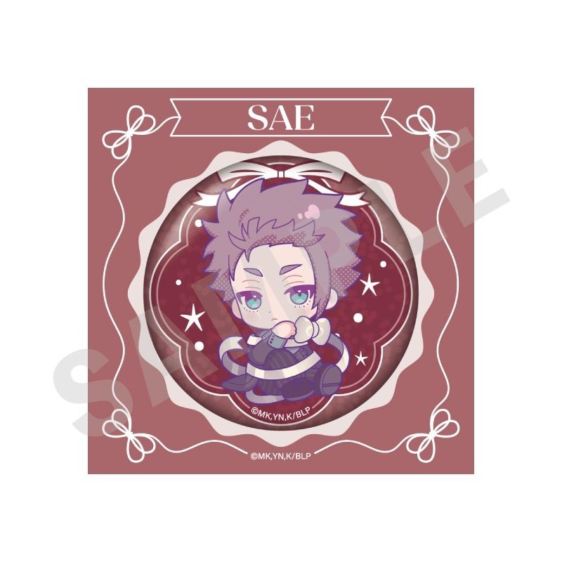 ブルーロック ミニキャラリボンシリーズ キラキラ缶バッジ 糸師冴 ("Blue Lock" Mini Chara Ribbon Series Kirakira Can Badge Itoshi Sae)