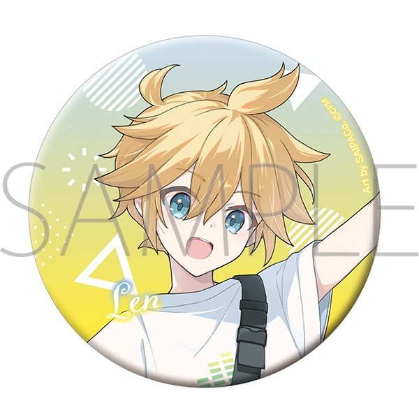 初音ミクシリーズ グリッター缶バッジ 鏡音レン (Hatsune Miku Series Glitter Can Badge Kagamine Len)