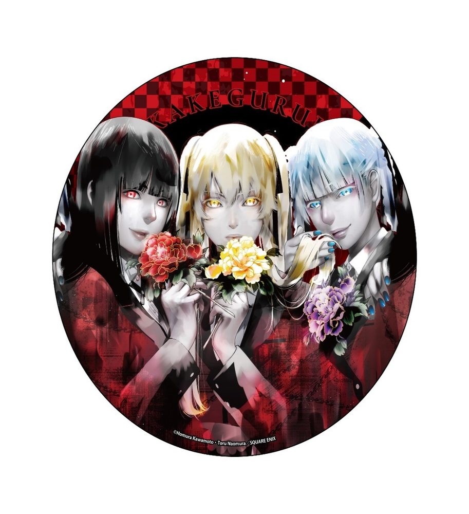 賭ケグルイ デカンバッチ PALE TONE series 蛇喰夢子&早乙女芽亜里&桃喰綺羅莉 Vol.4 ("Kakegurui" Deka Can Badge Pale Tone Series Jabami Yumeko & Saotome Mary & Momobami Kirari Vol. 4)