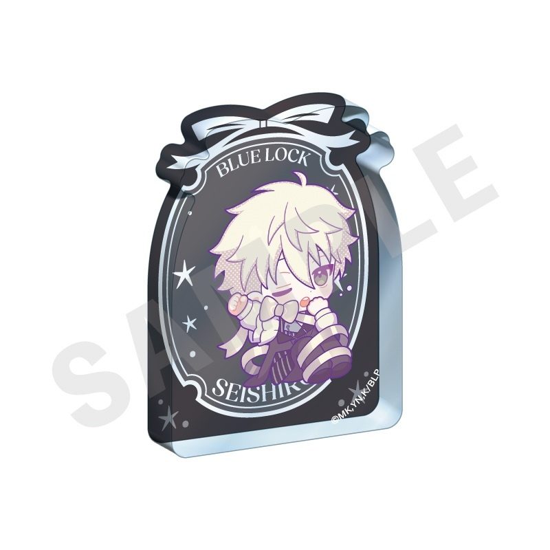 ブルーロック ミニキャラリボンシリーズ ミニアクリルブロック 凪誠士郎 ("Blue Lock" Mini Chara Ribbon Series Mini Acrylic Block Nagi Seishiro)