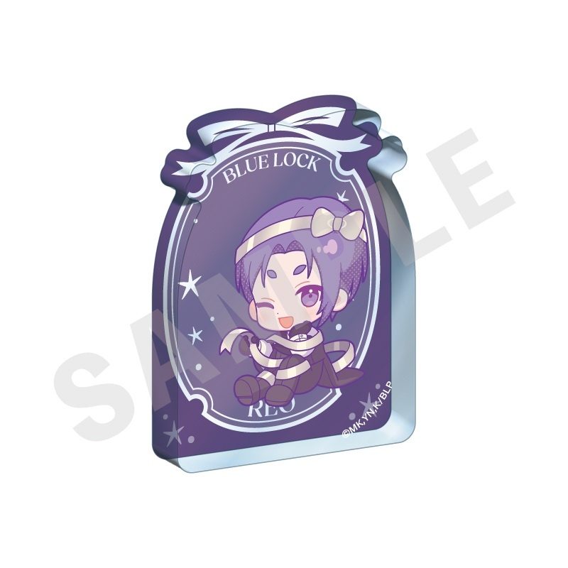 ブルーロック ミニキャラリボンシリーズ ミニアクリルブロック 御影玲王 ("Blue Lock" Mini Chara Ribbon Series Mini Acrylic Block Mikage Reo)