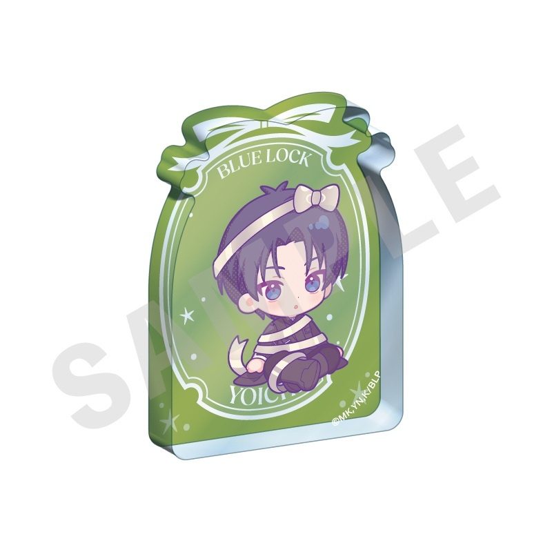 ブルーロック ミニキャラリボンシリーズ ミニアクリルブロック 潔世一 ("Blue Lock" Mini Chara Ribbon Series Mini Acrylic Block Isagi Yoichi)