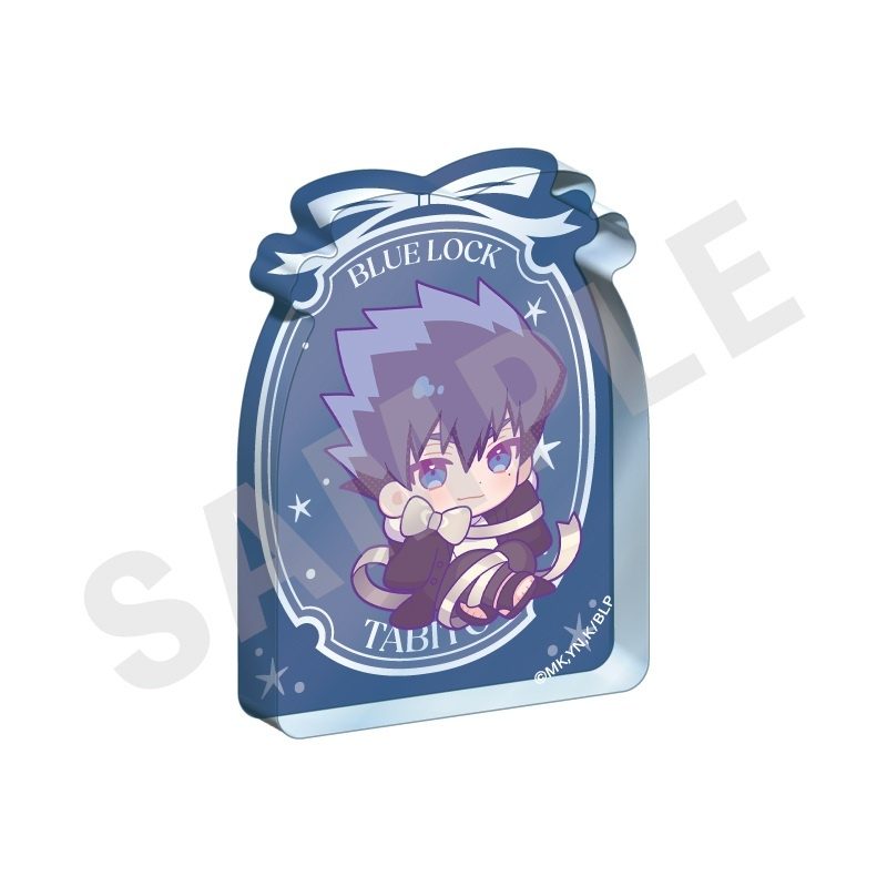 ブルーロック ミニキャラリボンシリーズ ミニアクリルブロック 烏旅人 ("Blue Lock" Mini Chara Ribbon Series Mini Acrylic Block Karasu Tabito)
