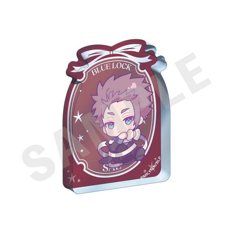 ブルーロック ミニキャラリボンシリーズ ミニアクリルブロック 糸師冴 ("Blue Lock" Mini Chara Ribbon Series Mini Acrylic Block Itoshi Sae)
