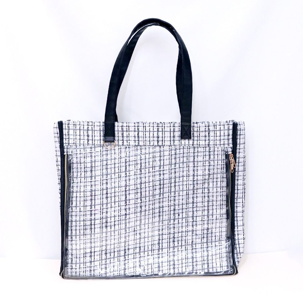 CONC-CO635 推しごとstyle ツイードシリーズ A3痛バック ホワイト (Oshigoto Style Tweed Series A3 Ita-Bag White)