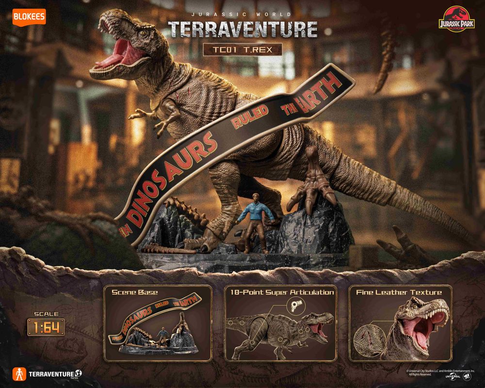 Blokees ジュラシック・ワールド テラベンチャー TC01 ティラノサウルス・レックス (Blokees TERRAVENTURE- TC01 Tyrannosaurus Rex)