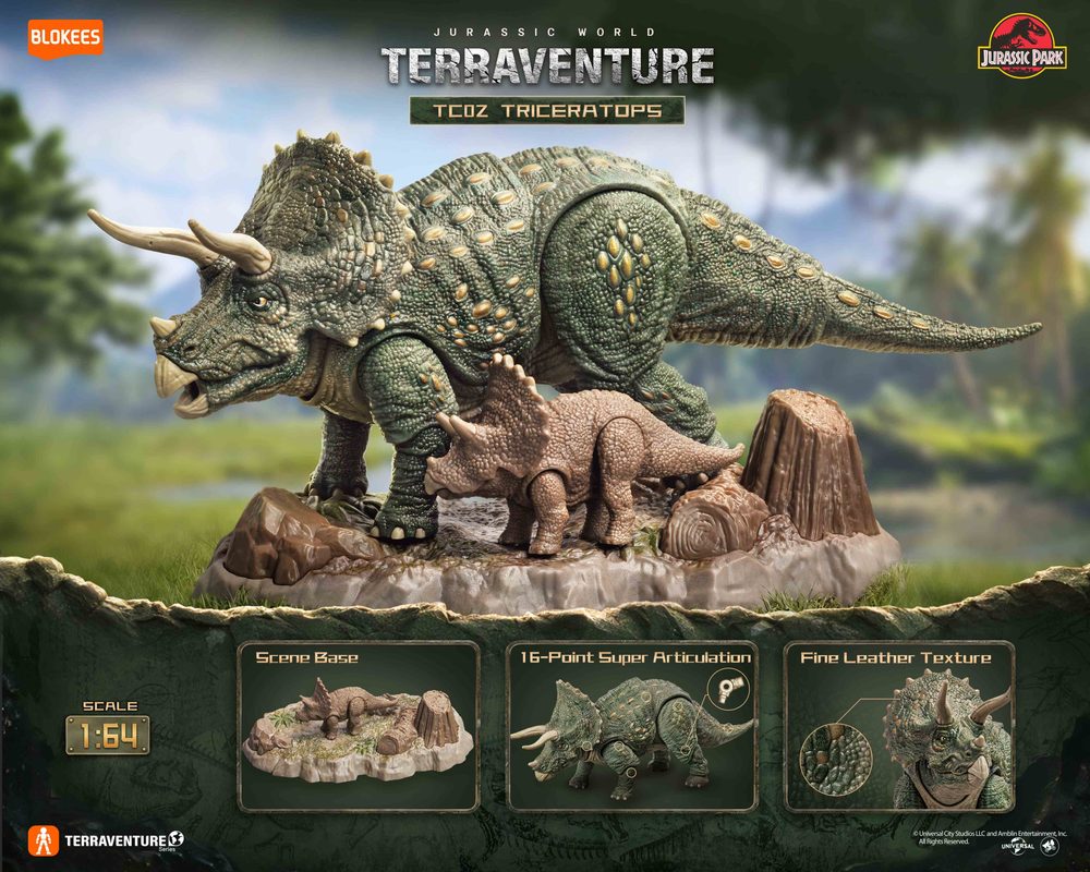 Blokees ジュラシック・ワールド テラベンチャー TC02 トリケラトプス (Blokees TERRAVENTURE- TC02 Triceratops)