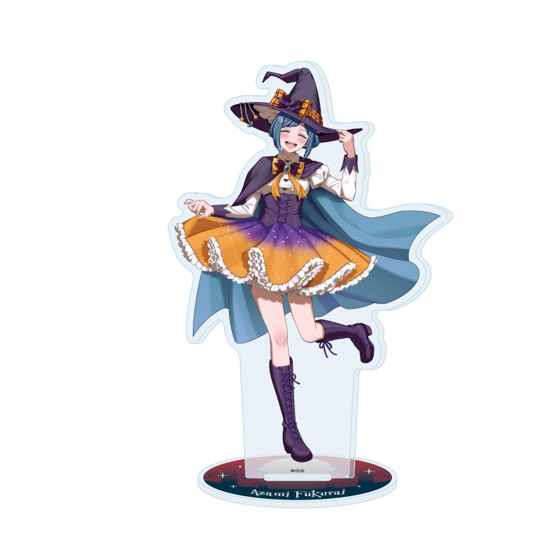 アクリルスタンド 都市伝説解体センター 02 福来あざみ ハロウィンVer.(描き下ろしイラスト) (Acrylic Stand "Urban Myth Dissolution Center" 02 Fukurai Azami Halloween Ver. (Original Illustration))
