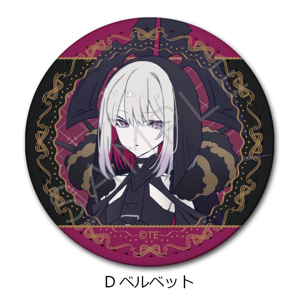THE RIBBON HERO リボンヒーロー レザーバッジ D ベルベット ("The Ribbon Hero" Leather Badge D Velvet)